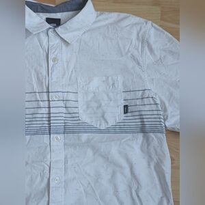 Vans Short Sleeve Button Down Shirt, Large